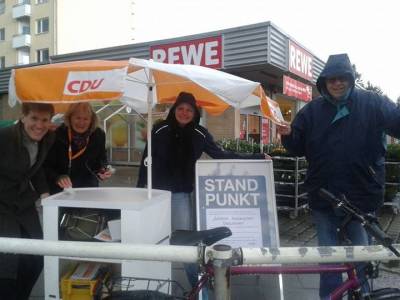 Straenaktion in Lichtenrade am 14.4.2014