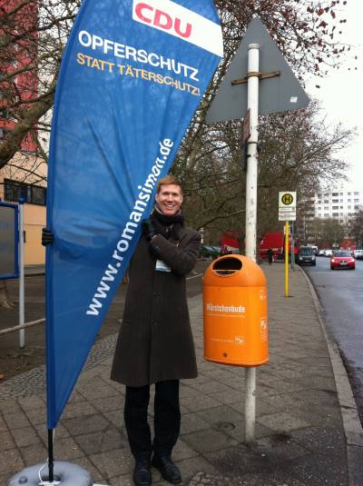 Straenaktion in Marienfelde am 17.12.2014