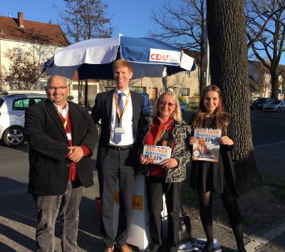 Ein starkes Team beim Canvassing in Mariendorf!
