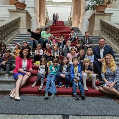 Am 14. Juni 2024 fand das erste Treffen mit den Kindern statt, die beim Kindergipfel der CDU Fraktion Berlin und Frbel Deutschland am 12. Juli im Abgeordnetenhaus Berlin mit dabei sein werden.