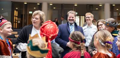 Sternsinger segneten heute das Abgeordnetenhaus und sammelten fr Kinder in Not. Ein herzliches Dankeschn an den BDKJ und die Gemeinde Hl. Theresa!