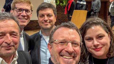 Neujahrsempfang der Lichtenrader Vereine mit Hagen Kliem, Christian Zander, Dr. Jan-Marco Luczak MdB und Eva Majewski anllich 650 Jahre erste urkundliche Erwhnung von Lichtenrode im Jahr 1375 (heute natrlich #lichtenrade).