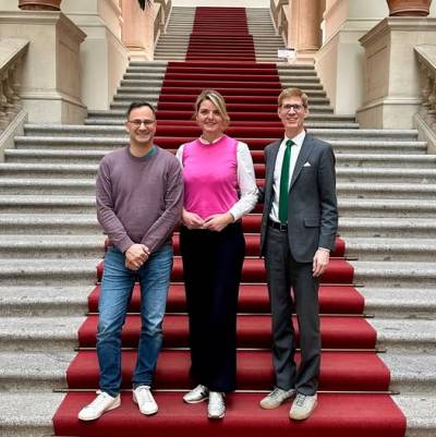 Stellvertretenden Fraktionsvorsitzenden der CDU-Landtagsfraktion NRW Christina Schulze Fcking zu besuch im AGH.